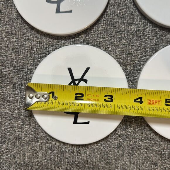 YSL White Coasters Set - Picture 5 of 5